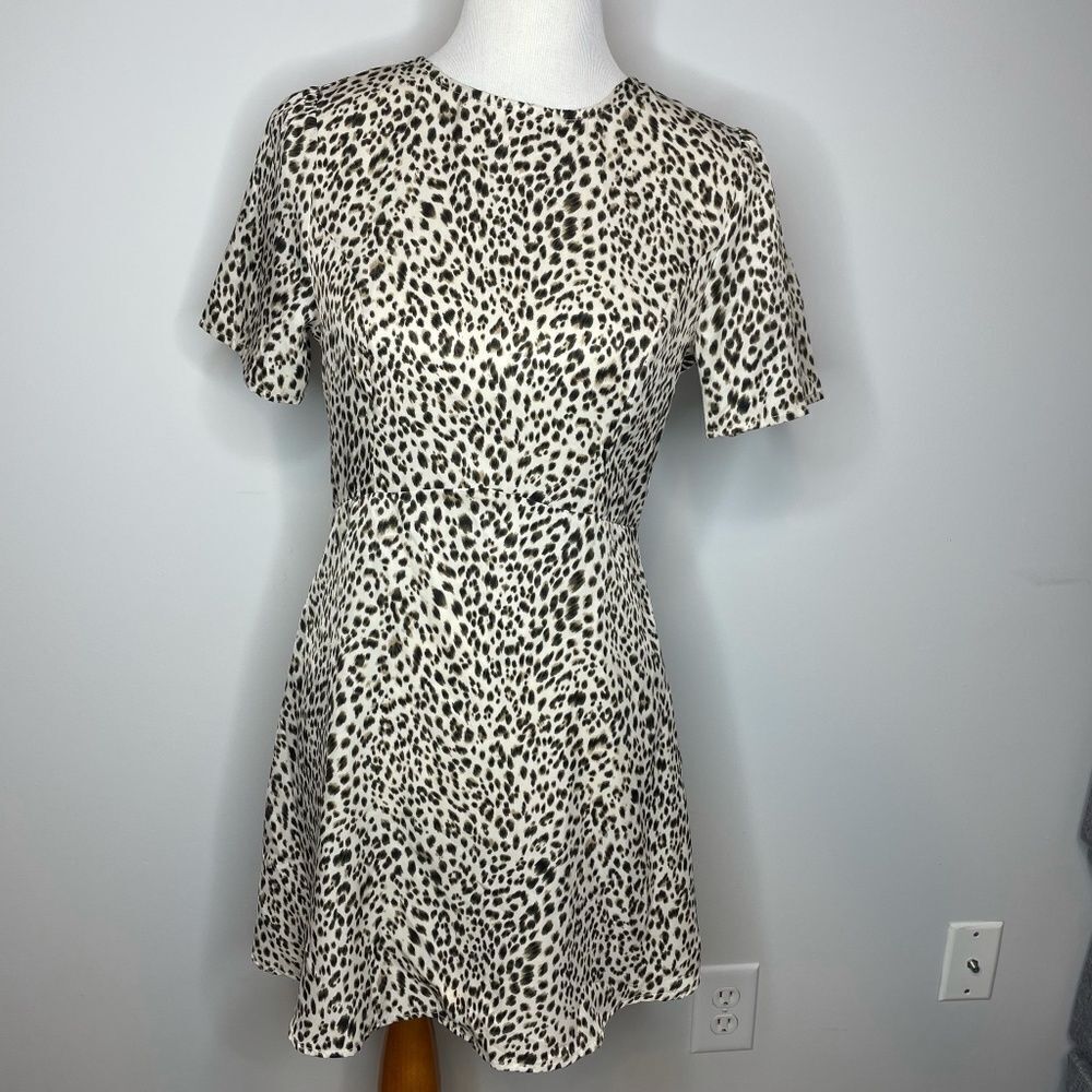 Molly Green- Brown & Tan Cheetah Print Dress